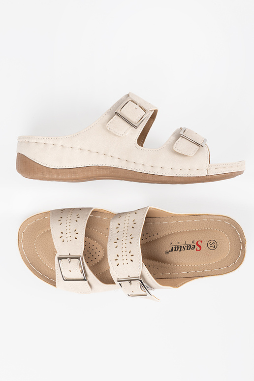 Sandalias de plataforma baja con... Sandalias de plataforma baja con...