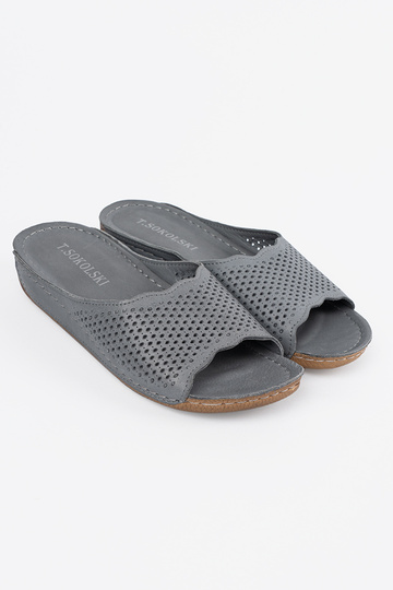 Zapatillas de cuero grises 2