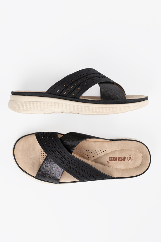 Zapatillas con plataforma negras