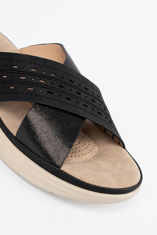 Zapatillas con plataforma negras