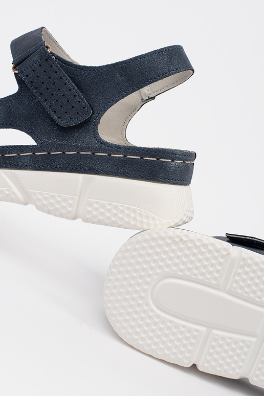 Sandalias clásicas de color azul... Sandalias clásicas de color azul...