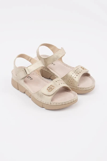 sandalias doradas para mujer 2