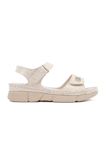 sandalias color marfil para...