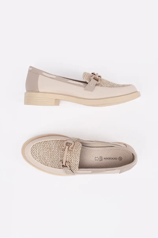 mocasines color marfil con plantilla... mocasines color marfil con plantilla...