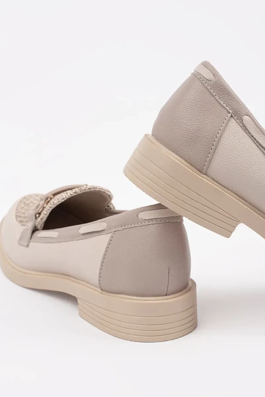 mocasines color marfil con plantilla... mocasines color marfil con plantilla...