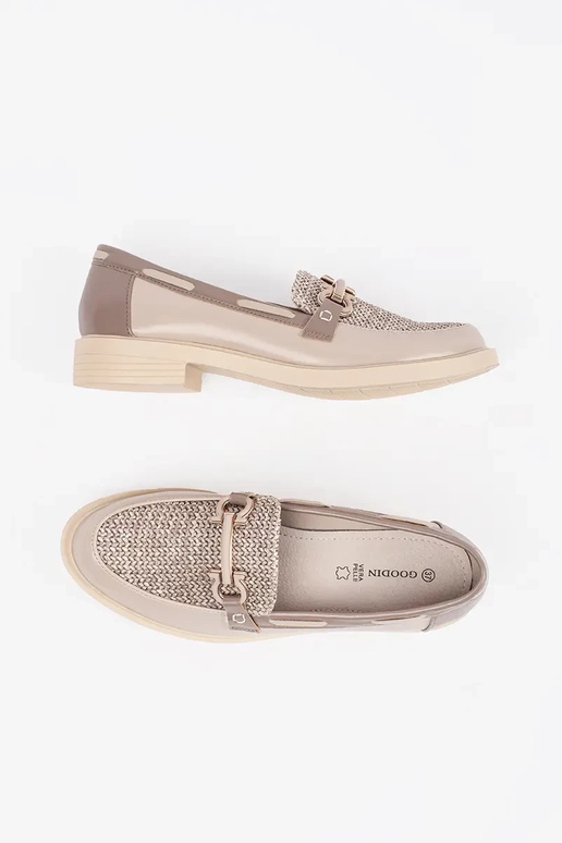 mocasines color arena con plantilla...