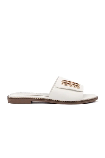 chanclas blancas para mujer...