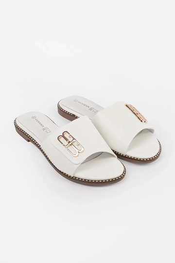 chanclas blancas para mujer... 2