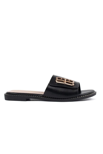 chanclas negras para mujer...