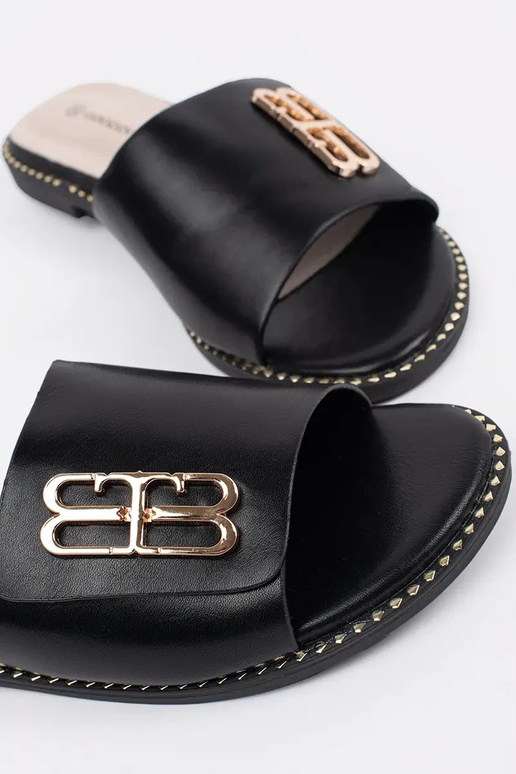 chanclas negras para mujer de suela...