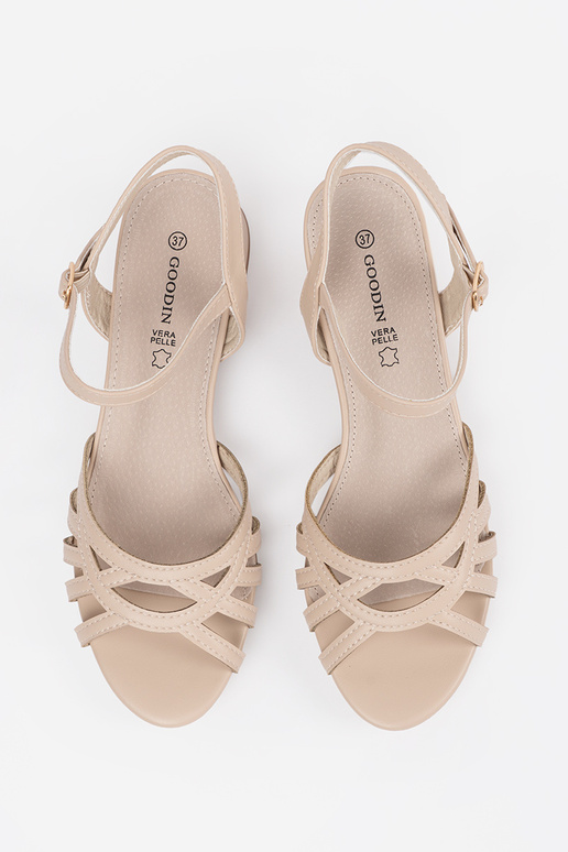 Sandalias color arena Sandalias color arena