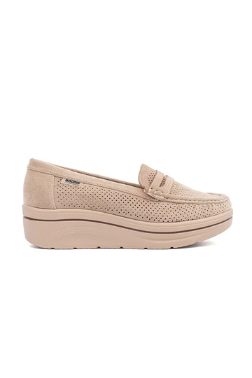 mocasines color arena con...