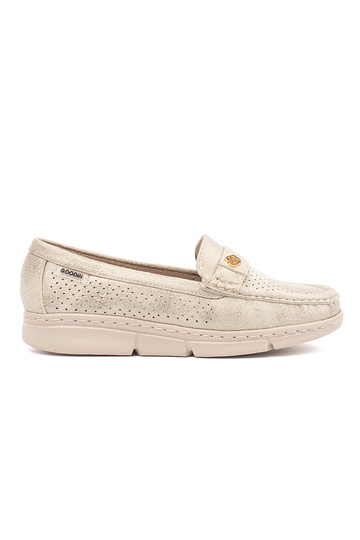 Sandalias azules de ante