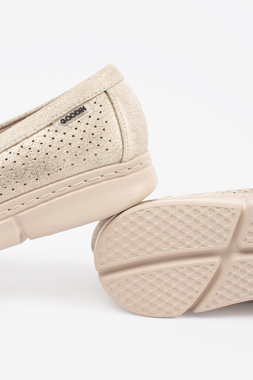 Sandalias azules de ante