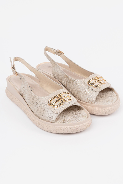 Sandalias marrón gris oscuro con...