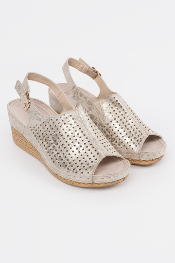 Sandalias color arena 2