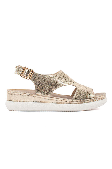 Sandalias doradas con...