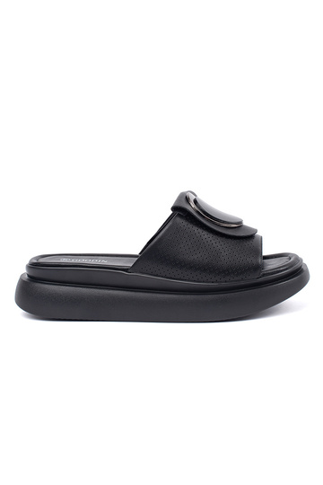 Chanclas negras cómodas con...