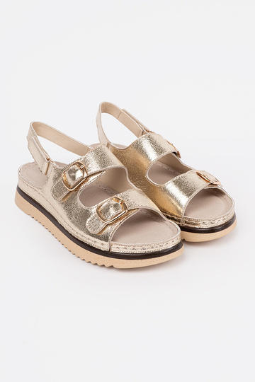Sandalias doradas con... 2