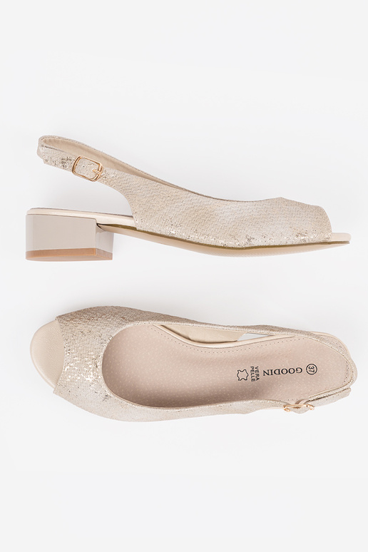 Sandalias de mujer color arena con...