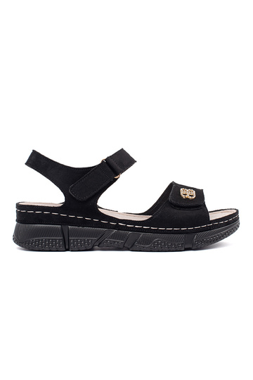 Sandalias negras para mujer