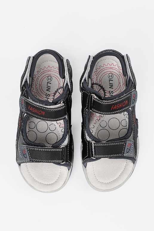 Sandalias para niños de color negro