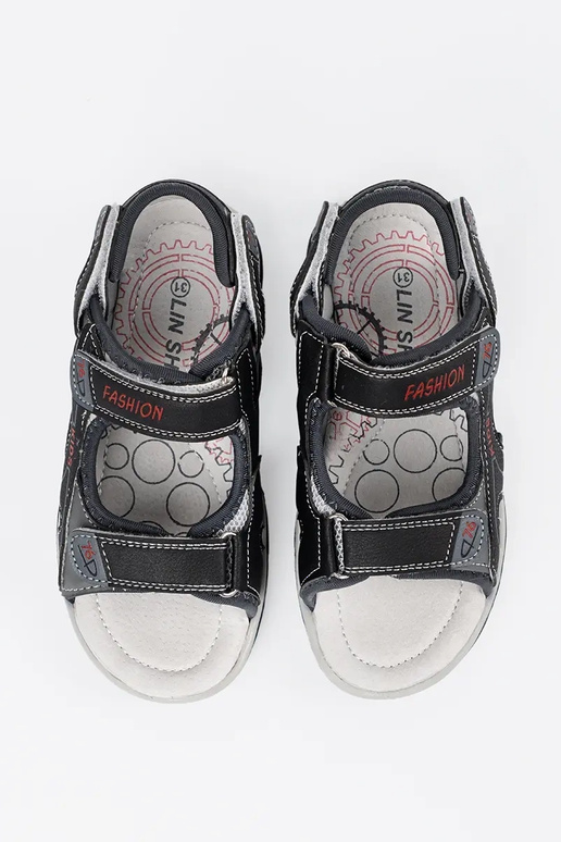 Sandalias para niños de color negro