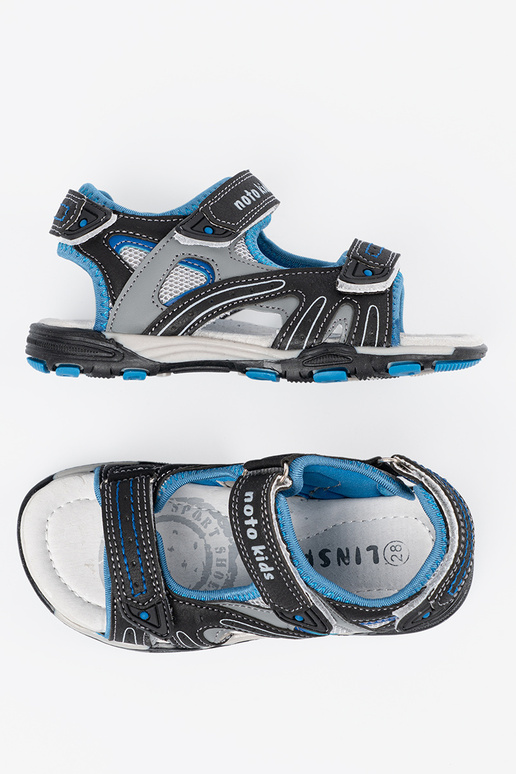 Sandalias para niños de color negro