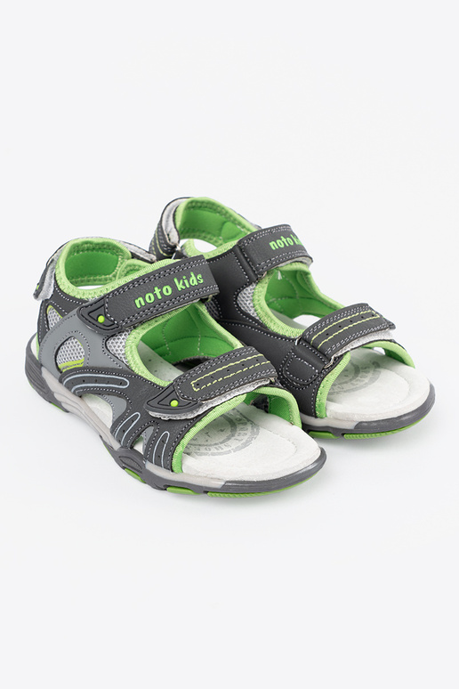 Sandalias para niños de color gris