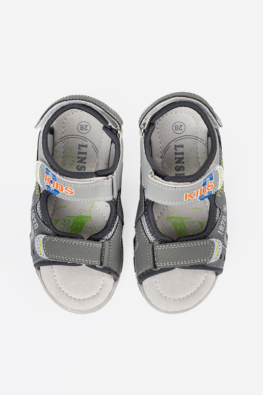 Zapatos de niño color gris