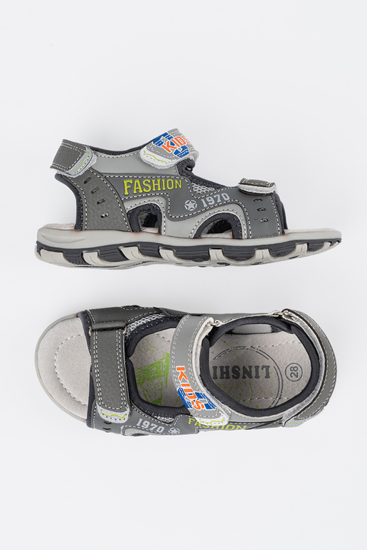 Zapatos de niño color gris