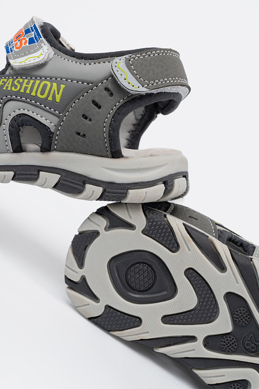 Zapatos de niño color gris