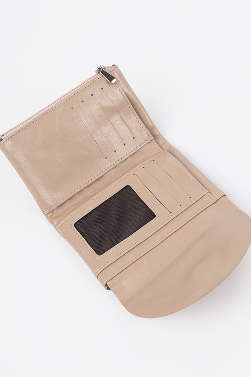 Cartera femenina color arena brillante