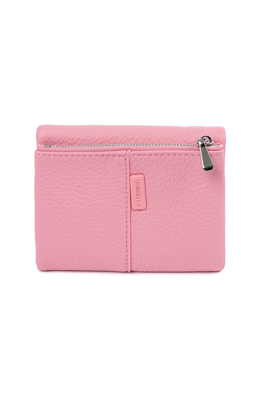 Cartera de mujer rosa de piel ecológica