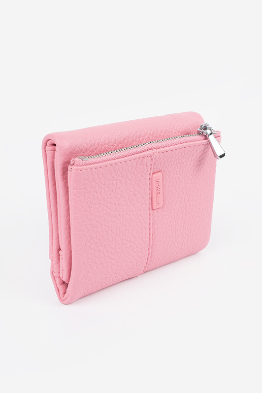 Cartera de mujer rosa de piel ecológica
