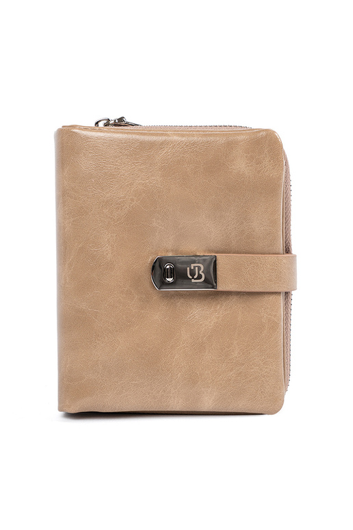 Monedero elegante de mujer color marfil