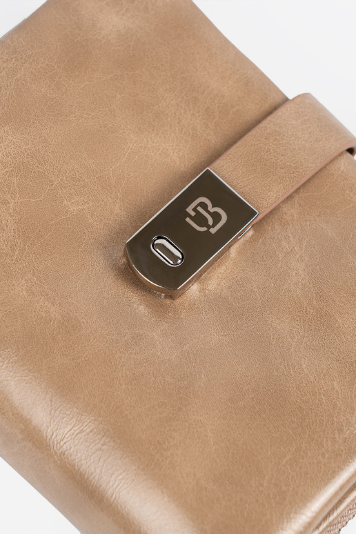 Monedero elegante de mujer color marfil