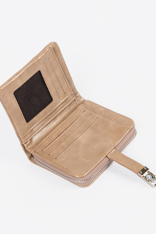 Monedero elegante de mujer color marfil