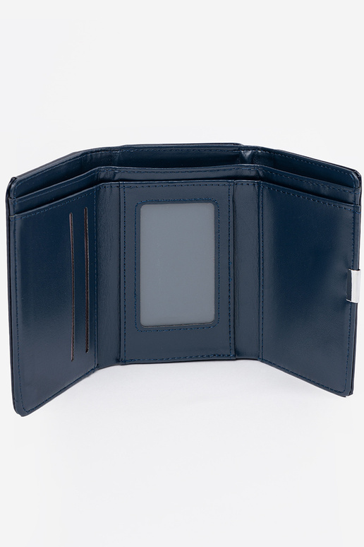 Cartera azul marino de mujer de piel...