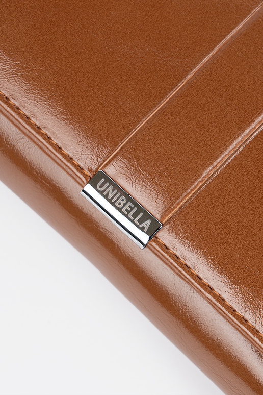 Cartera de mujer marrón de piel...