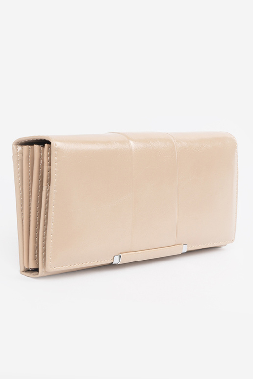 Cartera elegante color arena de mujer