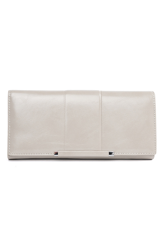 Cartera elegante gris de mujer