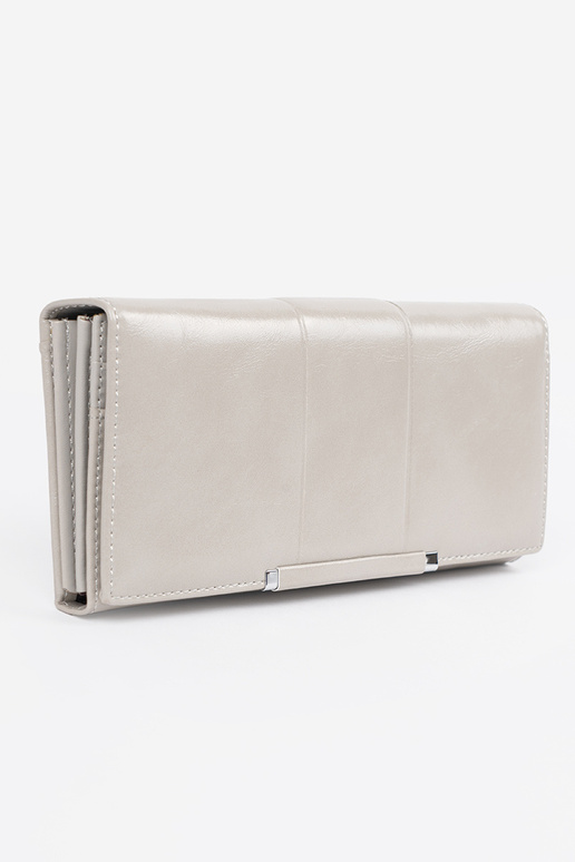 Cartera elegante gris de mujer