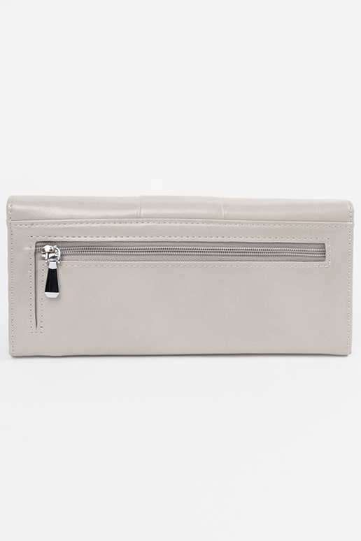 Cartera elegante gris de mujer