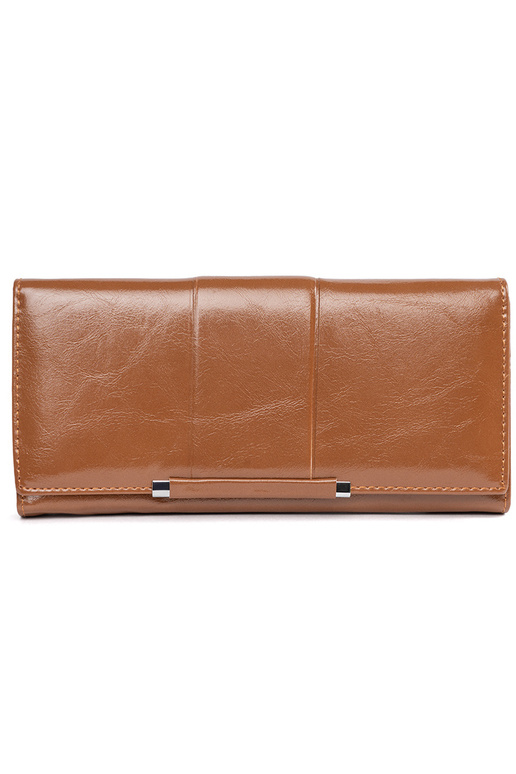 Cartera elegante marrón de mujer