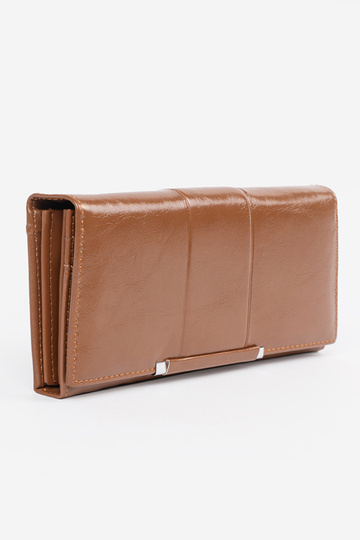 Cartera elegante marrón de... 2