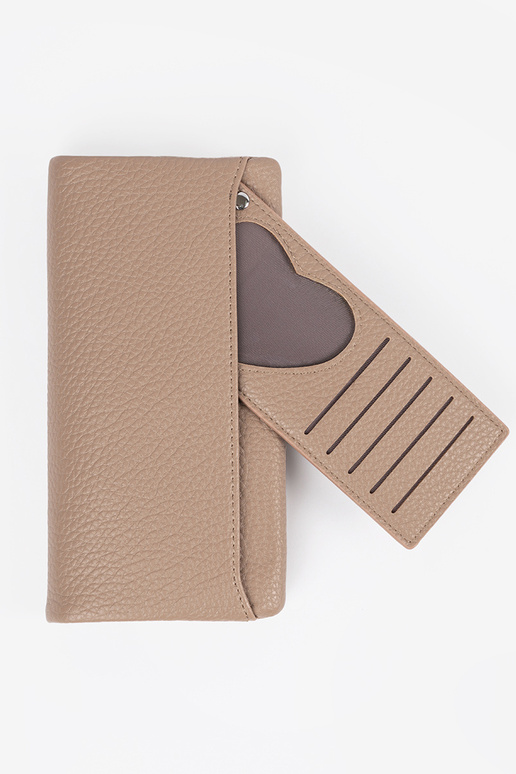 Cartera grande de mujer en color marfil