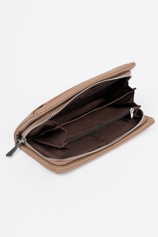 Cartera grande de mujer en color marfil