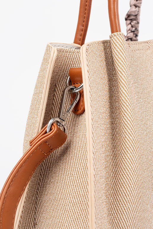 Bolso pequeño gris con asa