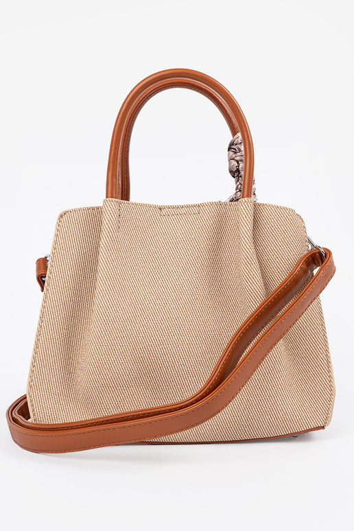 Bolso pequeño gris con asa